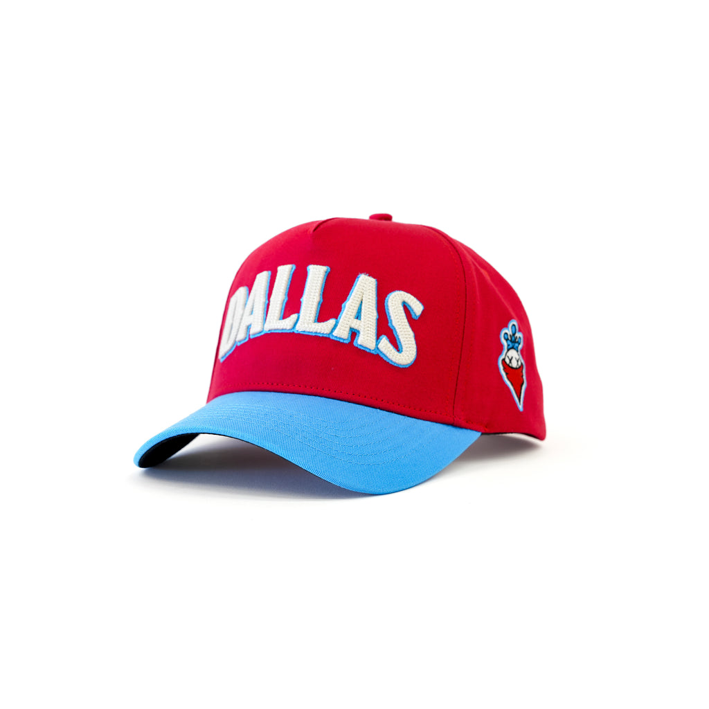 DALLAS ARCH SKYLINE RED & BLUE