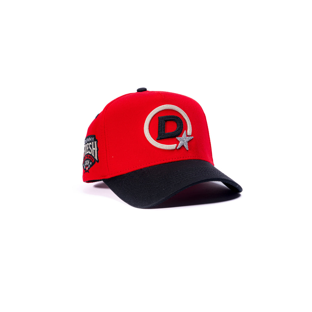 DF CIRCLE D RED BLACK